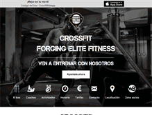 Tablet Screenshot of crossfit-malaga.com